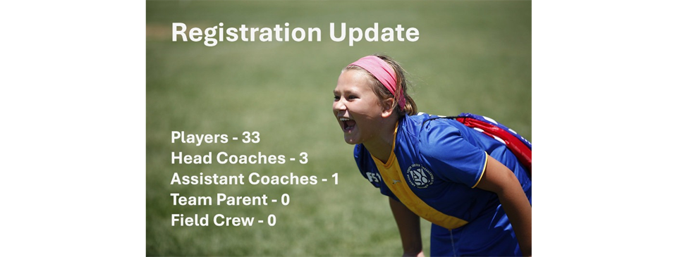 REGISTRATION REPORT